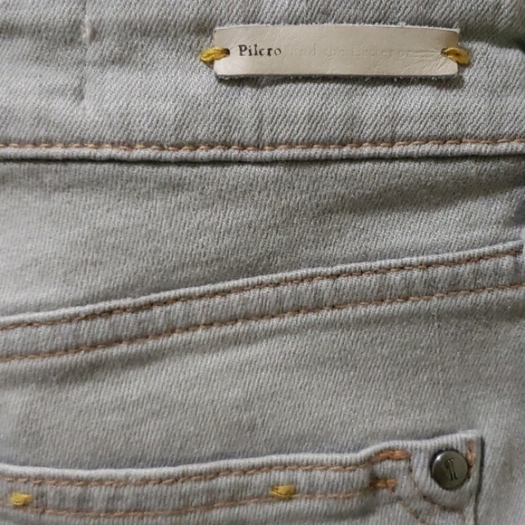 Anthropology 𝅺Pilcro and The Letterpress Cropped Beach Summer Jeans - Women's - Picture 6 of 7